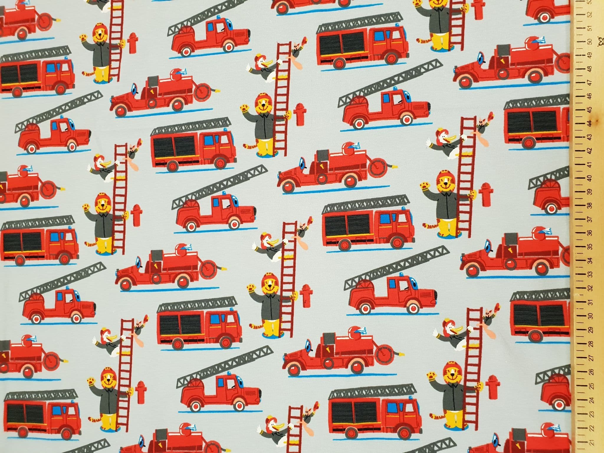 Fireman material - Jersey Fabric 95 Cotton 5 Spandex - Price Per Metre