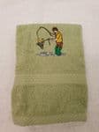 FISHING PERSONALISED FACE CLOTH
