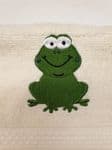 FROG PERSONALISED FACE CLOTH