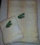 FROG PERSONALISED TOWEL SET