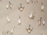 Geese family fabric UK 80% Cotton 20% Poly material upholstered feel - Price Per Metre