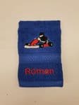 GO KART PERSONALISED FACE CLOTH