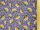 Hedgehog night garden fabric UK cute flowers material Fat Quarter - 50cm x 56cm - 100% cotton
