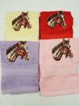 HORSES HEAD PERSONALISED FACE CLOTH