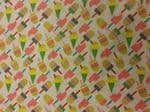 ICE CREAM DREAMS - ICE LOLLY - Fabric 100% Cotton - Price Per Metre