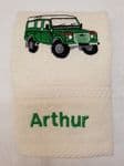 LANDROVER PERSONALISED FACE CLOTH