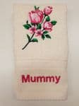 LARGE ROSE PERSONALISED FACE CLOTH