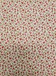 Liberty fabric UK 100% Cotton red floral flowers material little buds Price Per Metre