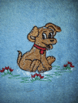 LITTLE DOG PERSONALISED TOWEL SET
