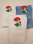 LITTLE MUSHROOM PERSONALISED FACE CLOTH