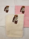 OWL PERSONALISED FACE CLOTH