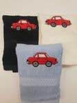 RED CAR PERSONALISED FACE CLOTH