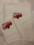 VW CAMPER VAN PERSONALISED TOWEL SET - Transport