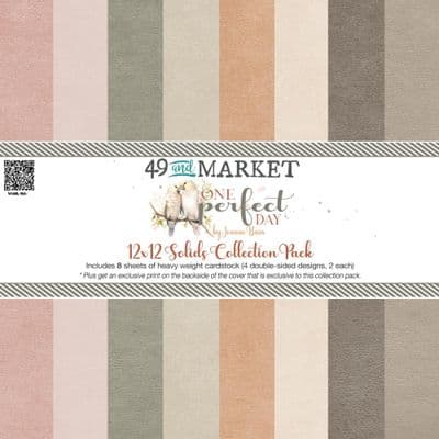 49 And Market - 12 x 12 Solids Collection Pack - One Perfect Day