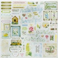 49 And Market -Chipboard Set - From the Garden