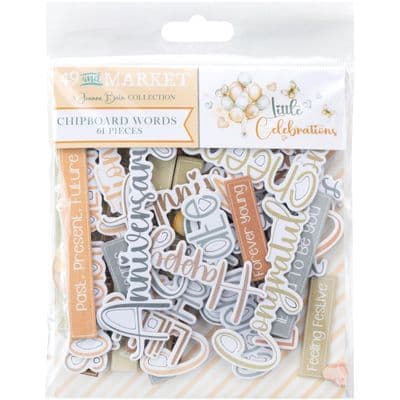 49 And Market - Chipboard Words - Little Celebrations