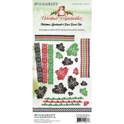 49 and Market - Christmas Spectacular 2023 - Lace Laser Cut Elements