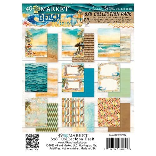 49 And Market - Collection Pack 6"X8" - Dennis Bruton's Beach Vibes