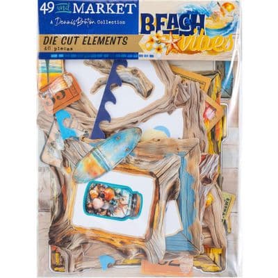 49 And Market - Die Cut Elements - Dennis Bruton's Beach Vibes
