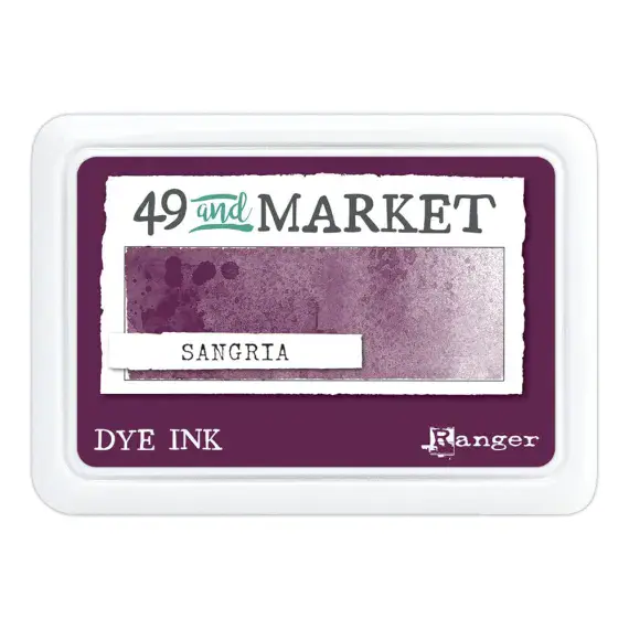 49 And Market Dye Ink Pad -Sangria