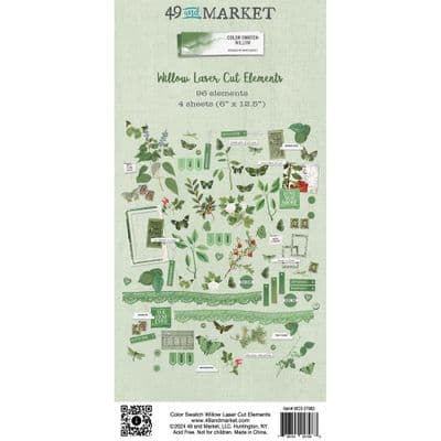 49 And Market Laser Cut Elements - Color Swatch - Willow