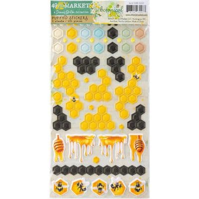 49 And Market - Puffy Stickers - Dennis Bruton Collection Botanical Buzz