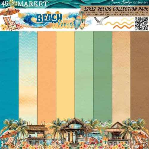 49 And Market - Solid Collection Pack 12x12 - Dennis Bruton's Beach Vibes