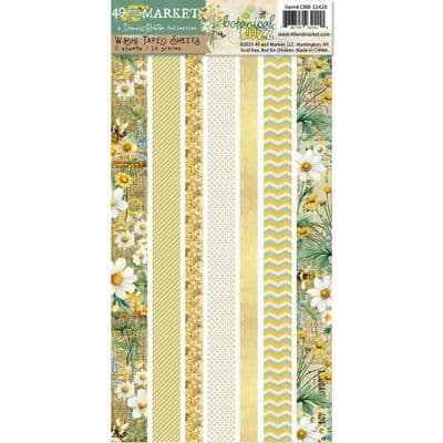 49 And Market - Washi Tape Sheets - Dennis Bruton Collection Botanical Buzz