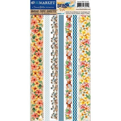 49 And Market - Washi Tape Sheets - Dennis Bruton's Beach Vibes