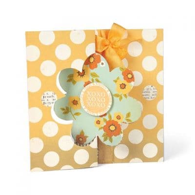 657589 - Sizzix Movers & Shapers L Die - Card, Flower Flip-its by Stephanie Barnard