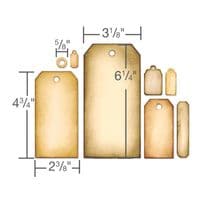 658784 Sizzix Framelits Die Set 8PK - Tag Collection by Tim Holtz