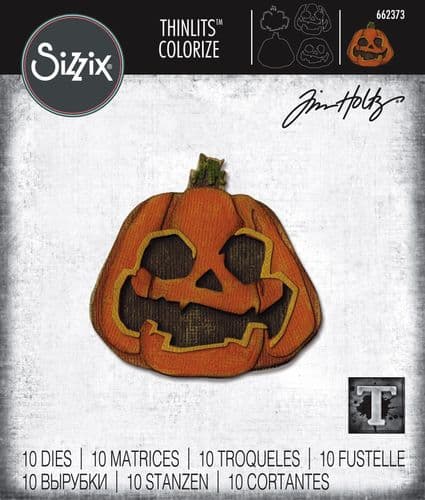 662373 - Sizzix® Thinlits® Die Set 10PK – Jack-o-Lantern by Tim Holtz®