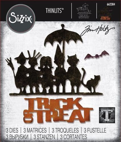 662384 - Sizzix® Thinlits® Die Set 3PK – Trick-or-Treat by Tim Holtz®