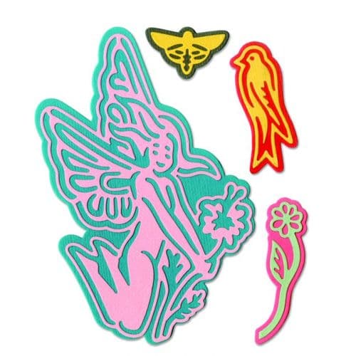 662849 Sizzix Thinlits  6 Die Set - Fairy #2