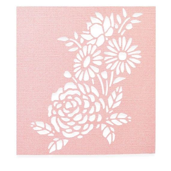 662862 Sizzix Thinlits Die - Botanical Mask