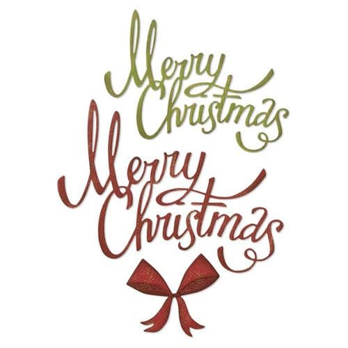 664196 - Sizzix® Thinlits® Die Set 4PK – Christmas Ribbon by Tim Holtz®