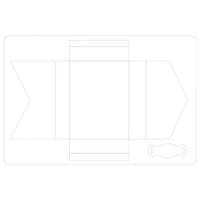 664424 Sizzix ScoreBoards L Die - Tiny Book Case by Eileen Hull