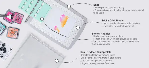 664896 - Sizzix™ Making Tool - Stencil & Stamp Tool