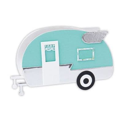 665155 - Sizzix ScoreBoards L Die - Camper 3-D by Eileen Hull