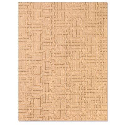 665916 - Sizzix 3-D Textured Impressions Embossing Folder - Woven Leather by Eileen Hull®