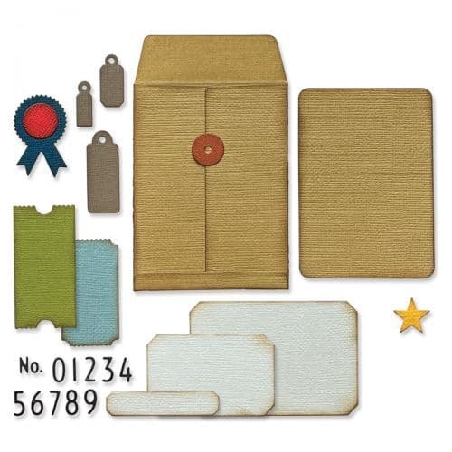 665926 - Sizzix® Thinlits® Die Set 45PK – Collector by Tim Holtz