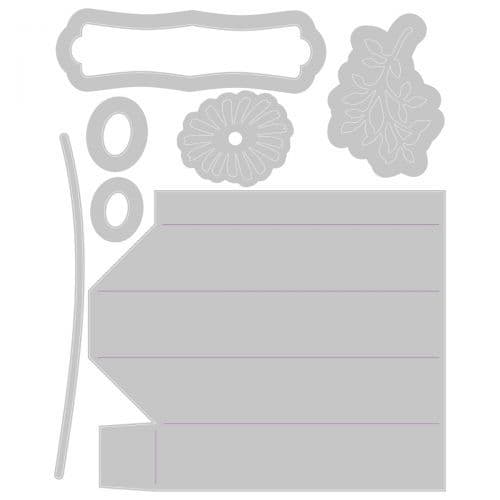 665938 - Sizzix Thinlits Die Set 7PK - Shadow Box Frames #1 by Eileen Hull