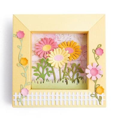 665938 - Sizzix Thinlits Die Set 7PK - Shadow Box Frames #1 by Eileen Hull