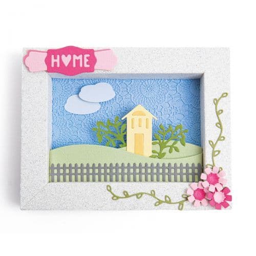 665939 - Sizzix Thinlits Die Set 3PK - Shadow Box Frames #2 by Eileen Hull