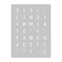 666043 - Sizzix Sizzix Thinlits Die Tile Alphanumeric by Eileen Hull