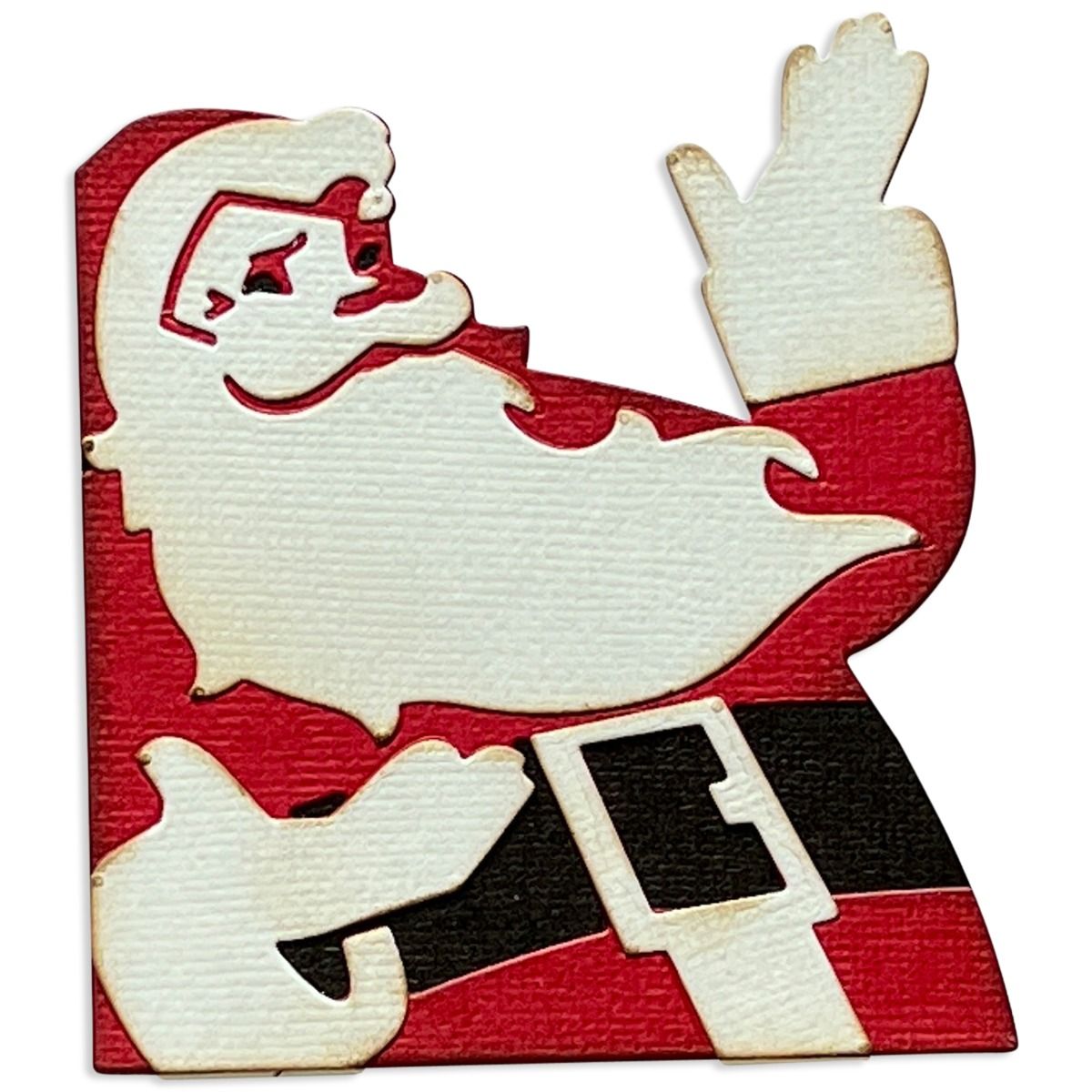 666071 - Sizzix Thinlits Die Set 6PK - Retro Santa by Tim Holtz