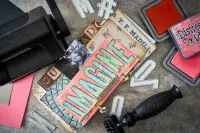 666281 - Sizzix® Thinlits® Die Set 43PK - Alphanumeric Bulletin by Tim Holtz