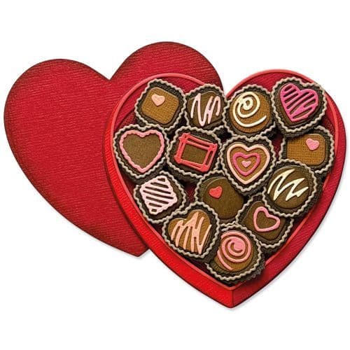 666290 - Sizzix Thinlits Die Set 16PK - True Love, Colorize by Tim Holtz