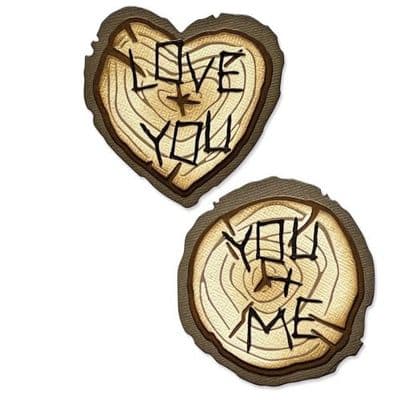 666291 - Sizzix Thinlits Die Set 33PK - Wood Slice by Tim Holtz