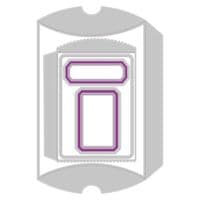 666568 - Sizzix® Thinlits® Die Set 5PK  Vault Pillow Box + Bag  by Tim Holtz